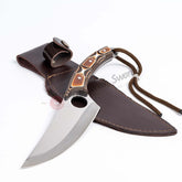 Viking Chef Knife Fire Werzalit Handle (1)